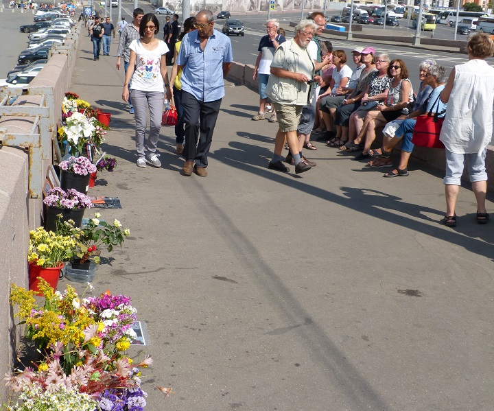 11 ������� 2016. ������ ����
August 11, 2016. The Nemtsov bridge