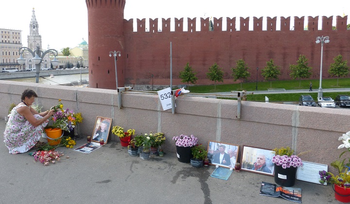 11 ������� 2016. ������ ����
August 11, 2016. The Nemtsov bridge