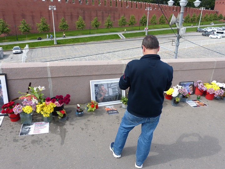 13 ������� 2016. ������ ����
August 13, 2016. The Nemtsov bridge