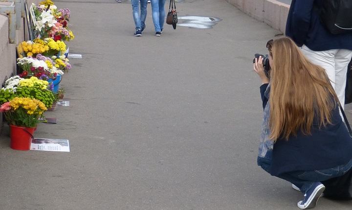 13 ������� 2016. ������ ����
August 13, 2016. The Nemtsov bridge