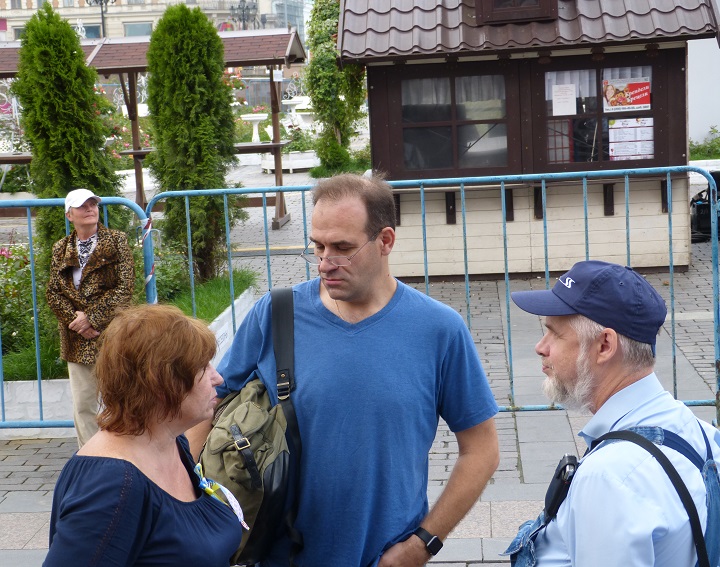 20 ������� 2016. ����� �� ����� ������
August 20, 2016. The picket for change of authority