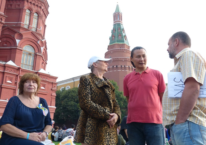 20 ������� 2016. ����� �� ����� ������
August 20, 2016. The picket for change of authority