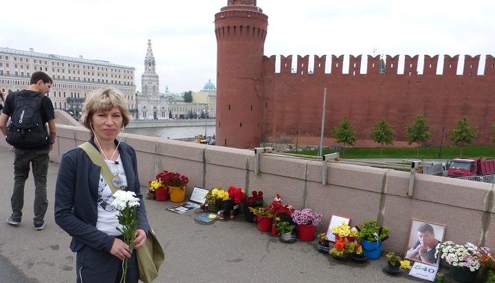 20 ������� 2016. ������ ����
August 20, 2016. The Nemtsov bridge
