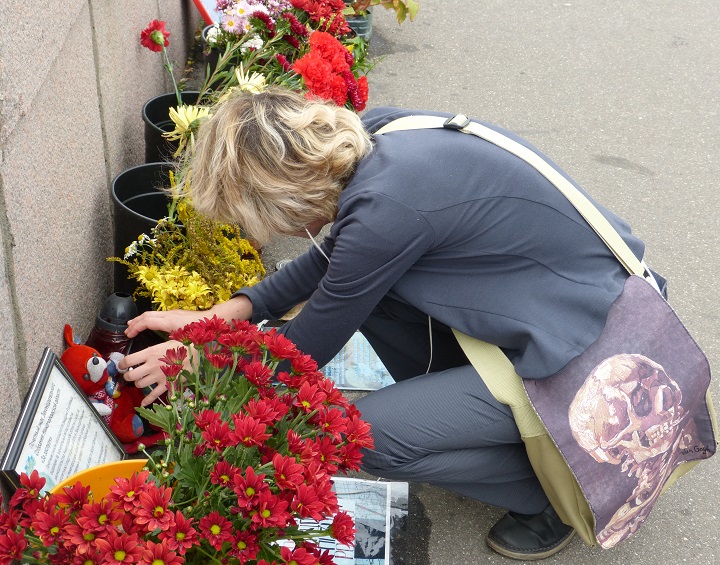 20 ������� 2016. ������ ����
August 20, 2016. The Nemtsov bridge