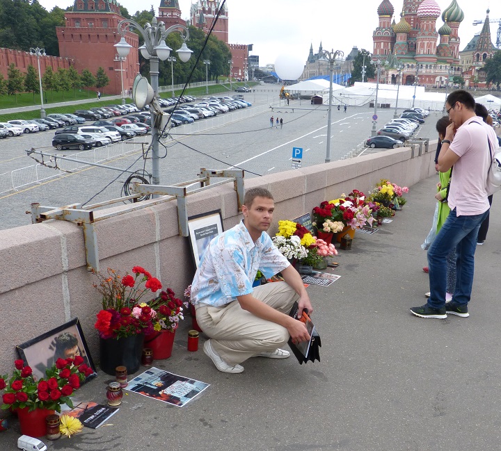 20 ������� 2016. ������ ����
August 20, 2016. The Nemtsov bridge
