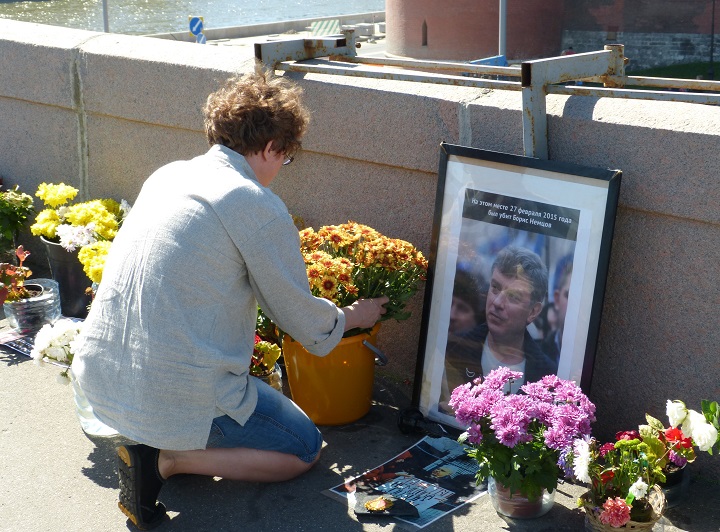 27 ������� 2016. ������ ����
August 27, 2016. The Nemtsov bridge
