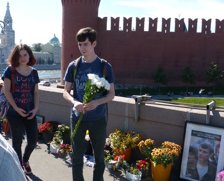 27 ������� 2016. ������ ����
August 27, 2016. The Nemtsov bridge