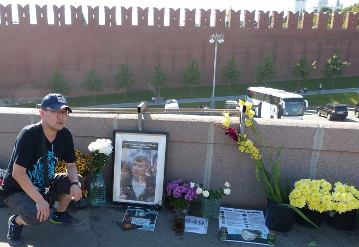 27 ������� 2016. ������ ����
August 27, 2016. The Nemtsov bridge