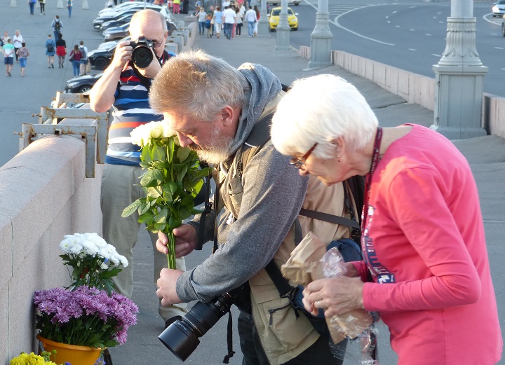 27 ������� 2016. ������ ����
August 27, 2016. The Nemtsov bridge