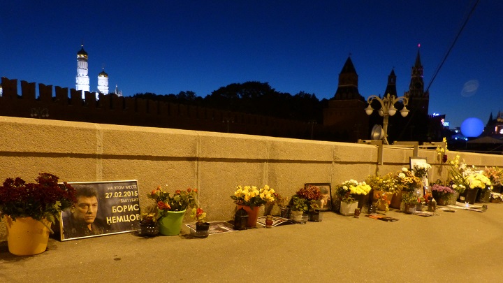 27 ������� 2016. ������ ����
August 27, 2016. The Nemtsov bridge