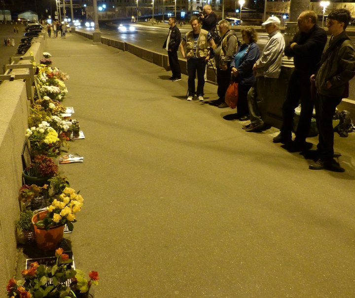 27 ������� 2016. ������ ����
August 27, 2016. The Nemtsov bridge