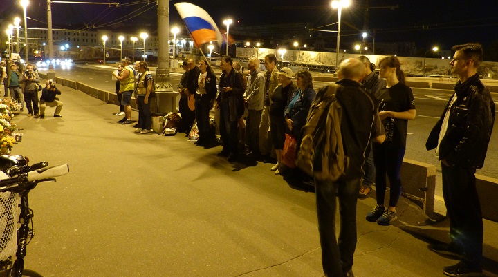 27 ������� 2016. ������ ����
August 27, 2016. The Nemtsov bridge