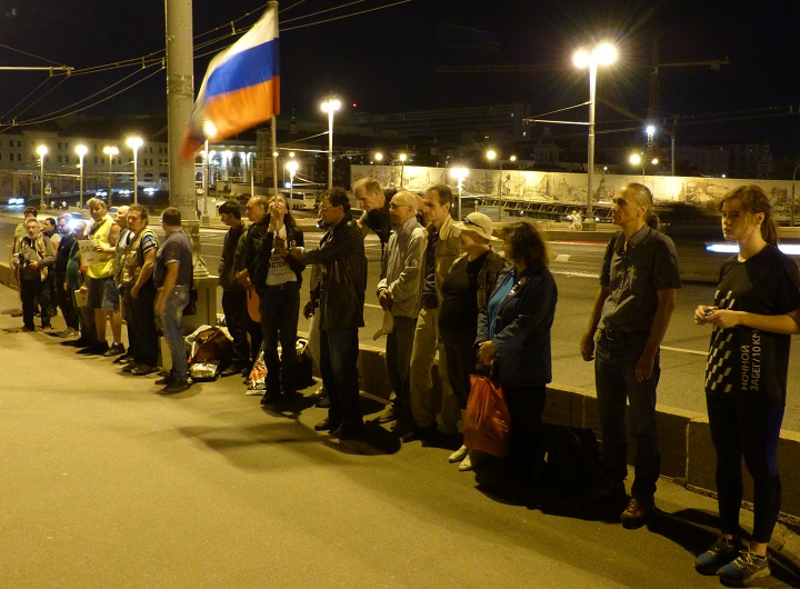 27 ������� 2016. ������ ����
August 27, 2016. The Nemtsov bridge