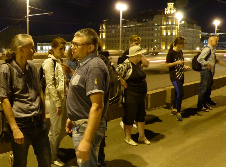 27 ������� 2016. ������ ����
August 27, 2016. The Nemtsov bridge