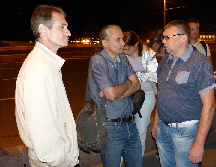 27 ������� 2016. ������ ����
August 27, 2016. The Nemtsov bridge