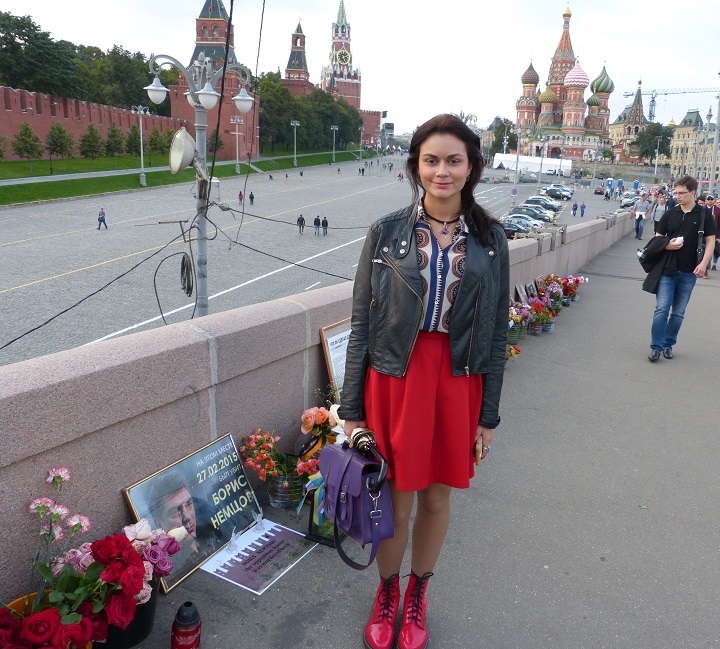 12 �������� 2016. ������ ����
September 12, 2016. The Nemtsov bridge