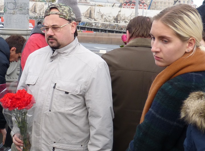 9 ������� 2016. ������ ����
October 9, 2016. The Nemtsov bridge