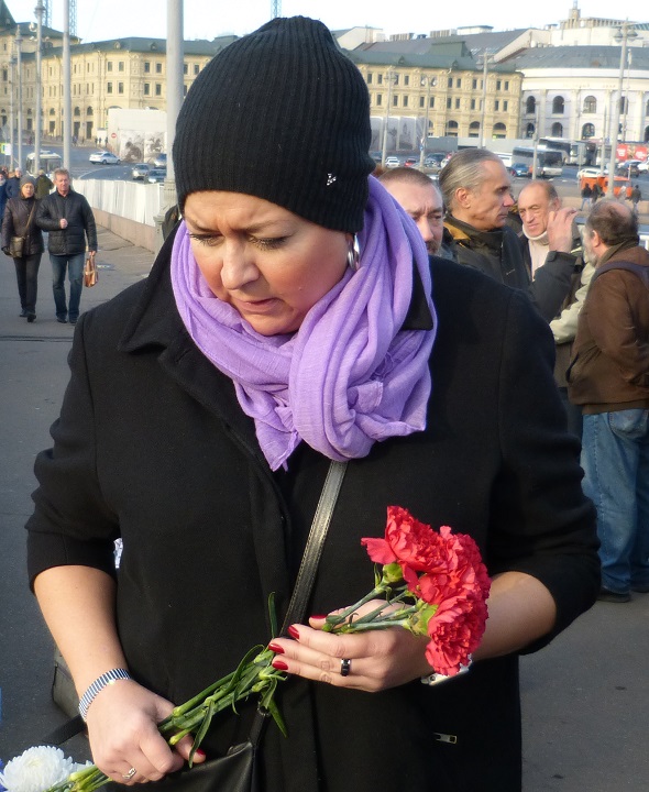 9 ������� 2016. ������ ����
October 9, 2016. The Nemtsov bridge
