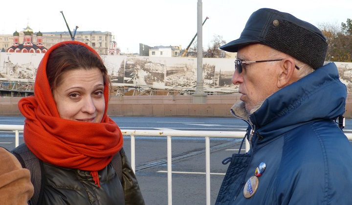 9 ������� 2016. ������ ����
October 9, 2016. The Nemtsov bridge