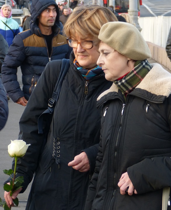 9 ������� 2016. ������ ����
October 9, 2016. The Nemtsov bridge