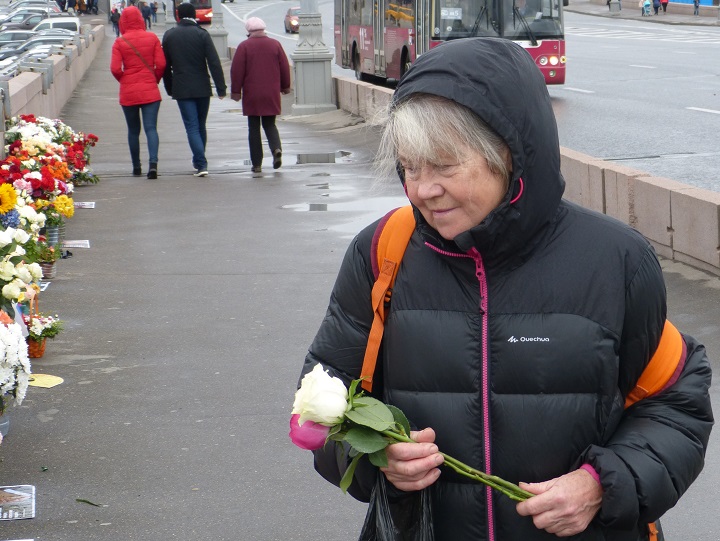15 ������� 2016. ������ ����
October 15, 2016. The Nemtsov bridge