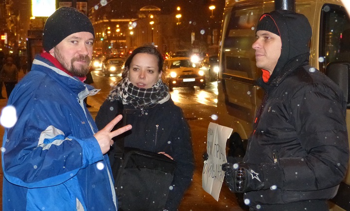 3 ������ 2016. ������������� � ������ ������� ������
November 3, 2016. The vigil in protection of Ildar Dadin