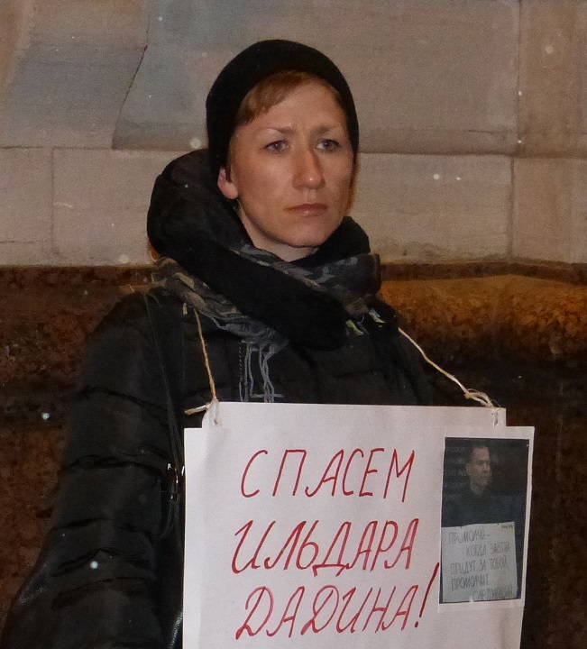3 ������ 2016. ������������� � ���� � ������ ������� ������
November 3, 2016. The vigil and the people meeting in protection of Ildar Dadin