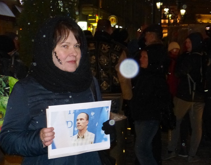 3 ������ 2016. ������������� � ���� � ������ ������� ������
November 3, 2016. The vigil and the people meeting in protection of Ildar Dadin