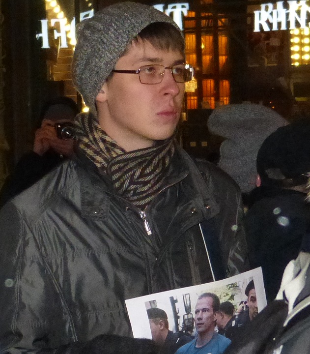 3 ������ 2016. ������������� � ���� � ������ ������� ������
November 3, 2016. The vigil and the people meeting in protection of Ildar Dadin