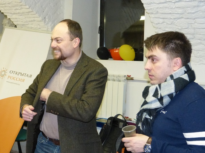 10 ������� 2016. ������� � ���������� ����-������, ��.
December 10, 2016. The meeting with Vladimir V. Kara-Murza, the Younger
