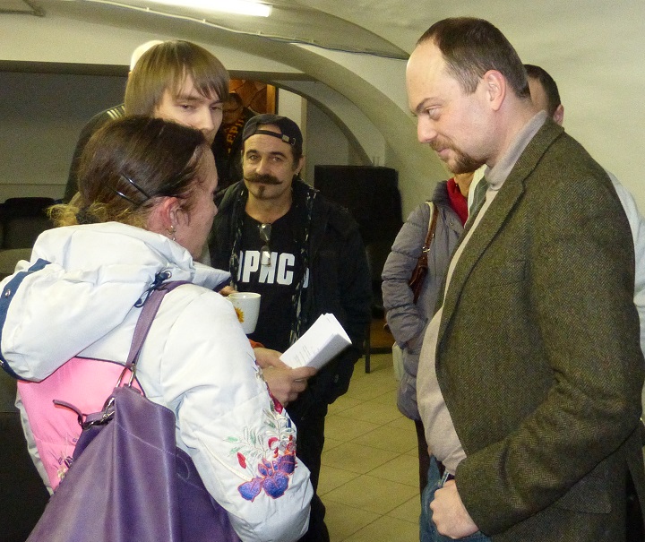 10 ������� 2016. ������� � ���������� ����-������, ��.
December 10, 2016. The meeting with Vladimir V. Kara-Murza, the Younger