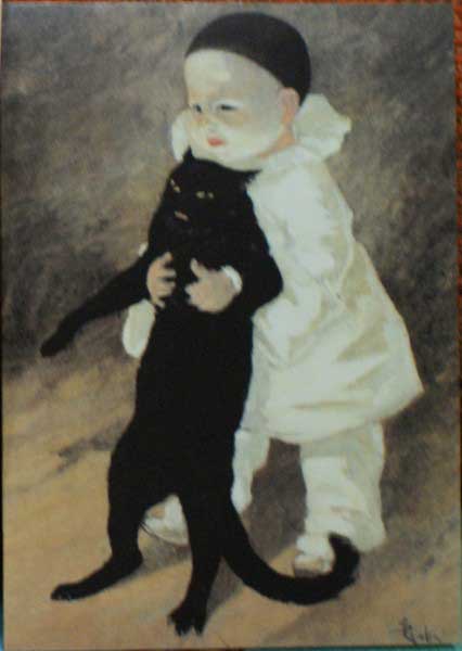 ��������. ׸���� ���
The black cat by Steinlen