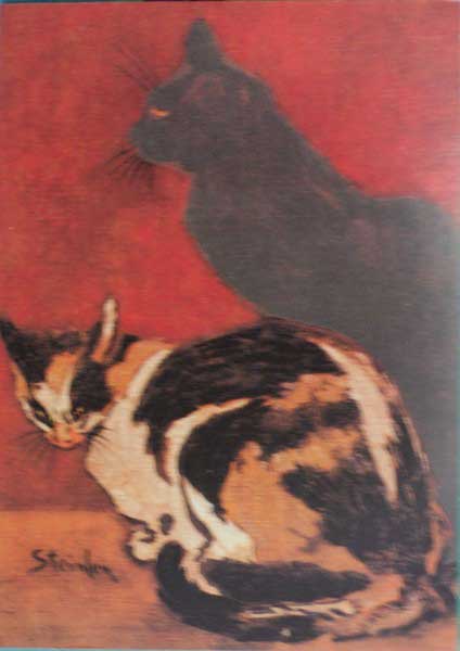��������. ׸���� ���
The black cat by Steinlen