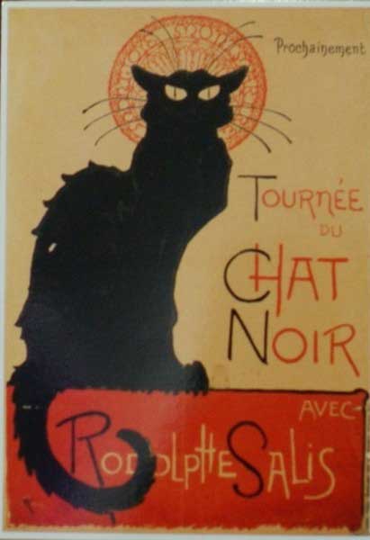 ��������. ׸���� ���
The black cat by Steinlen