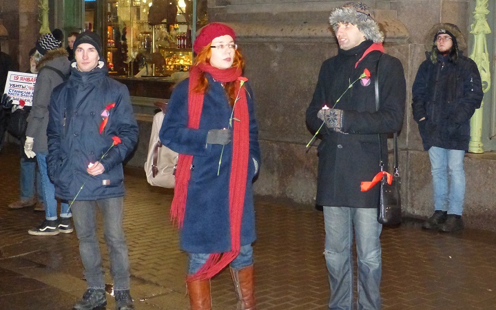 19 ������ 2017. ���� ������ ���������� ��������� � ��������� ���������
January 19, 2017. Day of memory of Stanislav Markelov and Anastasia Baburova