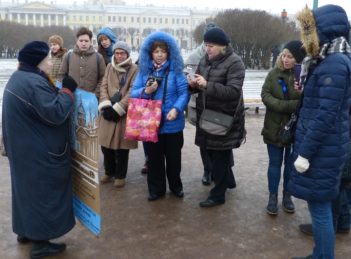 28 ������ 2017. ������ � ������ ������������� ������
January 28, 2017. The meeting in protection of St Isaacy cathedral