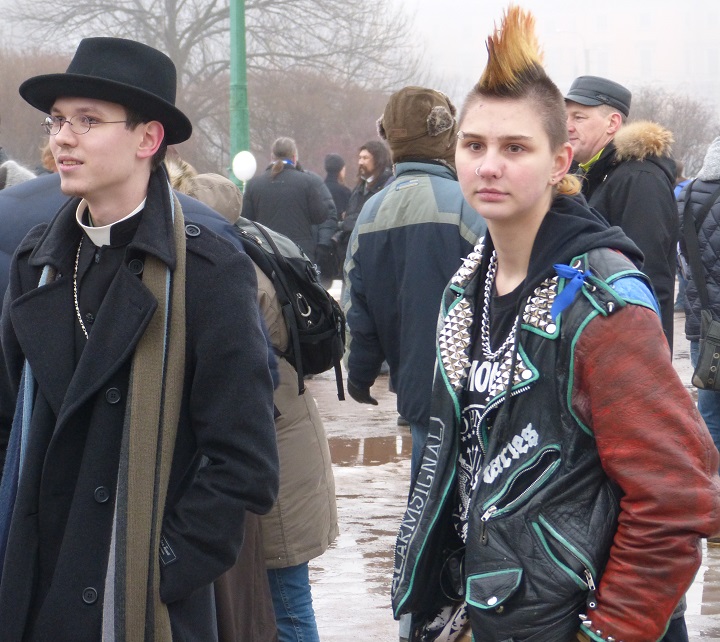 28 ������ 2017. ������ � ������ ������������� ������
January 28, 2017. The meeting in protection of St Isaacy cathedral