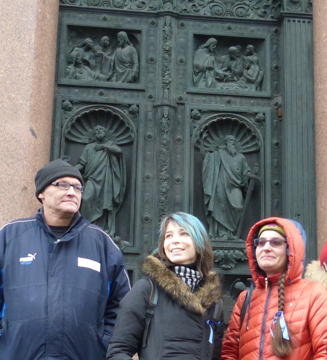 12 ������� 2017. ������� � ������ ������������� ������
February 12, 2017. The meeting in protection of St Isaacy cathedral