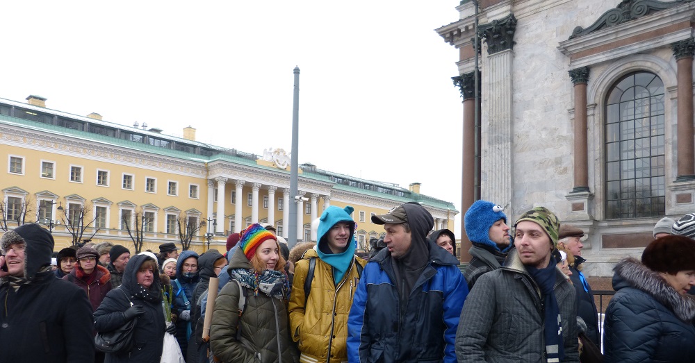 12 ������� 2017. ������� � ������ ������������� ������
February 12, 2017. The meeting in protection of St Isaacy cathedral
