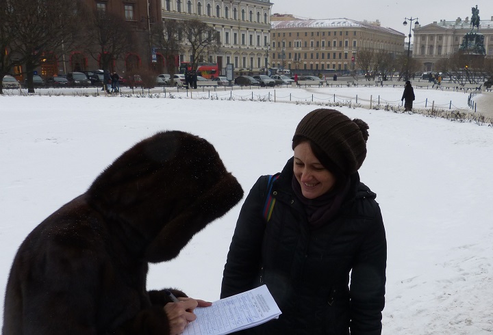 12 ������� 2017. ������� � ������ ������������� ������
February 12, 2017. The meeting in protection of St Isaacy cathedral