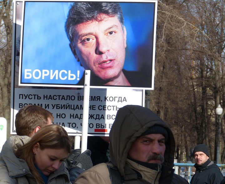 26 ������� 2017. ���� ������ ������ �������
February 26, 2017. The march in memory of Boris Nemtsov