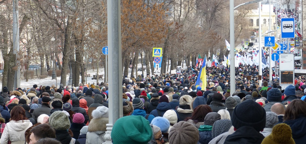 26 ������� 2017. ���� ������ ������ �������
February 26, 2017. The march in memory of Boris Nemtsov