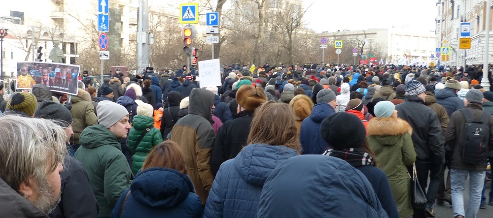 26 ������� 2017. ���� ������ ������ �������
February 26, 2017. The march in memory of Boris Nemtsov
