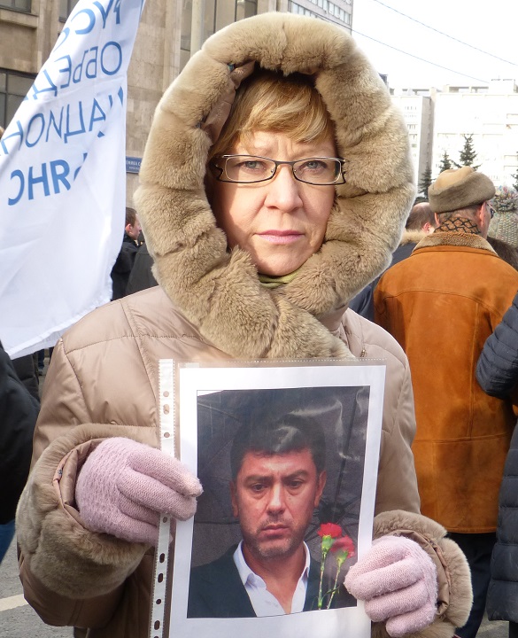 26 ������� 2017. ���� ������ ������ �������
February 26, 2017. The march in memory of Boris Nemtsov