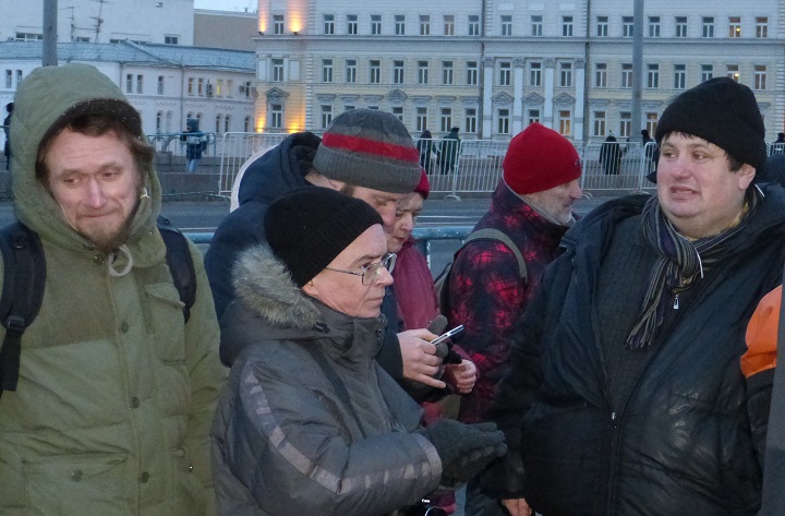 26 ������� 2017. ������ ����
February 26, 2017. The Nemtsov bridge