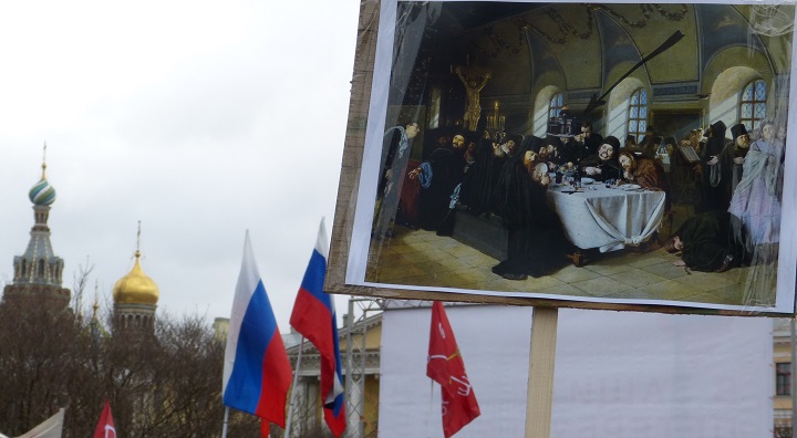 18 ����� 2017. ���� � ������ ����������
March 18, 2017. The march in protection of Petersburg