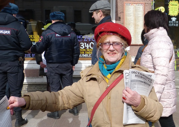 1 ������ 2017. ����� � ��������� ��������������
April 1, 2017. The picket in support of truck drivers