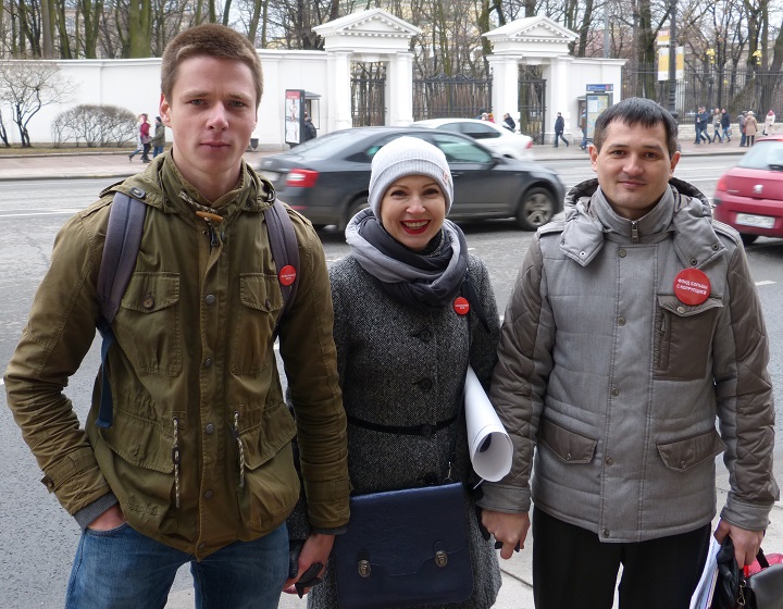 2 ������ 2017. ����� � ��������� ���
April 2, 2017. The picket in support of Fund of battle with corruption