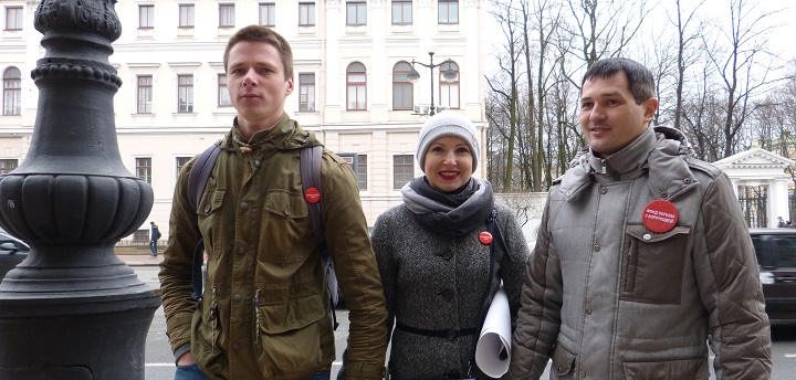 2 ������ 2017. ����� � ��������� ���
April 2, 2017. The picket in support of Fund of battle with corruption