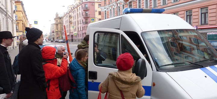 8 ������ 2017. ���� ������������ � ���������� ���������������
April 8, 2017. The meeting of solidarity with striking truck drivers
